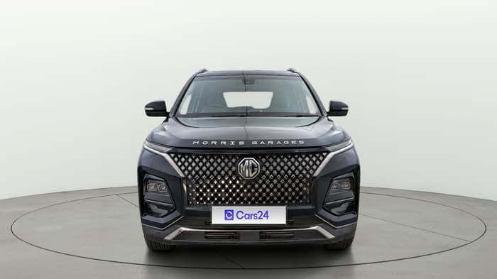 2024 MG HECTOR PLUS Sharp Pro Blackstorm 1.5 Turbo Petrol CVT 7 STR, Petrol, Automatic, 12,164 km, Front