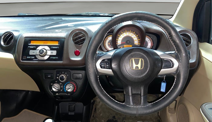 2013 Honda Brio S MT, Petrol, Manual, 70,495 km, Steering Wheel Close Up