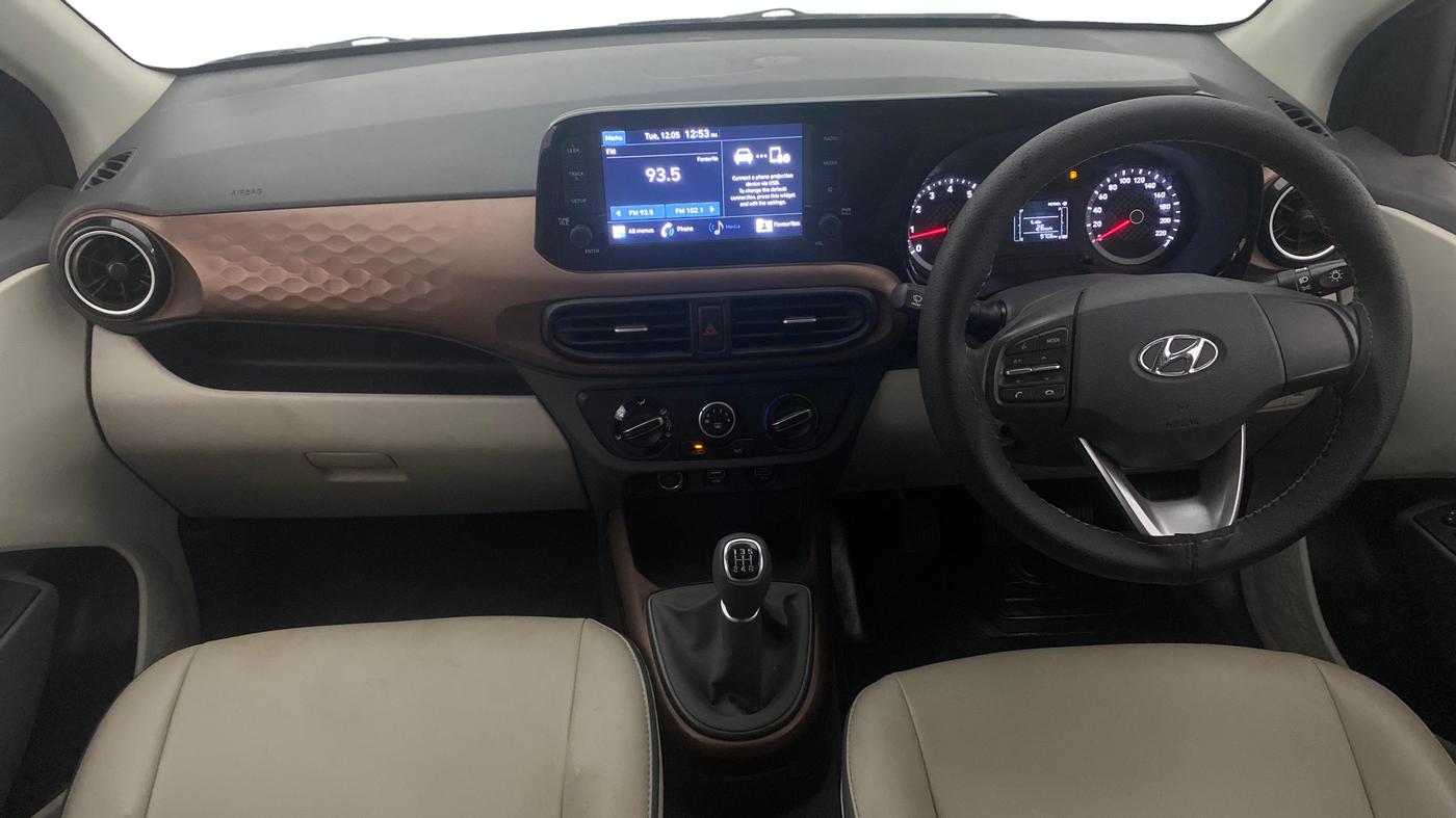 2022 Hyundai AURA SX 1.2 CNG, CNG, Manual, 9,680 km, Dashboard