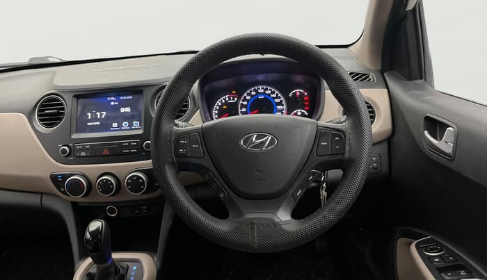 2018 Hyundai Grand i10 SPORTZ (O) AT 1.2 KAPPA VTVT, Petrol, Automatic, 31,128 km, Steering Wheel Close Up