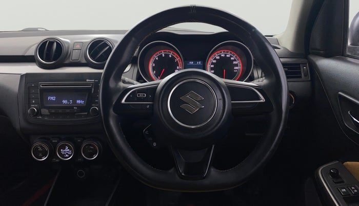 2019 Maruti Swift ZXI AMT, Petrol, Automatic, 1,00,201 km, Steering Wheel Close Up