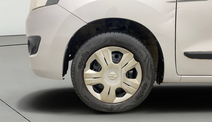2014 Maruti Wagon R 1.0 VXI, Petrol, Manual, 77,959 km, Left Front Wheel