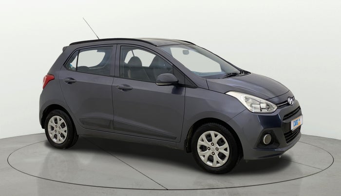 2015 Hyundai Grand i10 SPORTZ 1.2 KAPPA VTVT, Petrol, Manual, 49,408 km, Right Front Diagonal