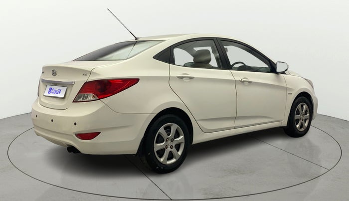 2014 Hyundai Verna FLUIDIC 1.6 VTVT EX, Petrol, Manual, 1,05,898 km, Right Back Diagonal