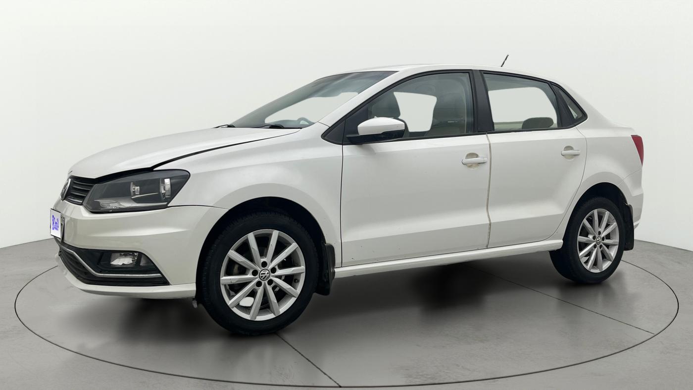 2017 Volkswagen Ameo HIGHLINE1.2L PLUS 16 ALLOY, Petrol, Manual, 71,867 km, Left Front Diagonal