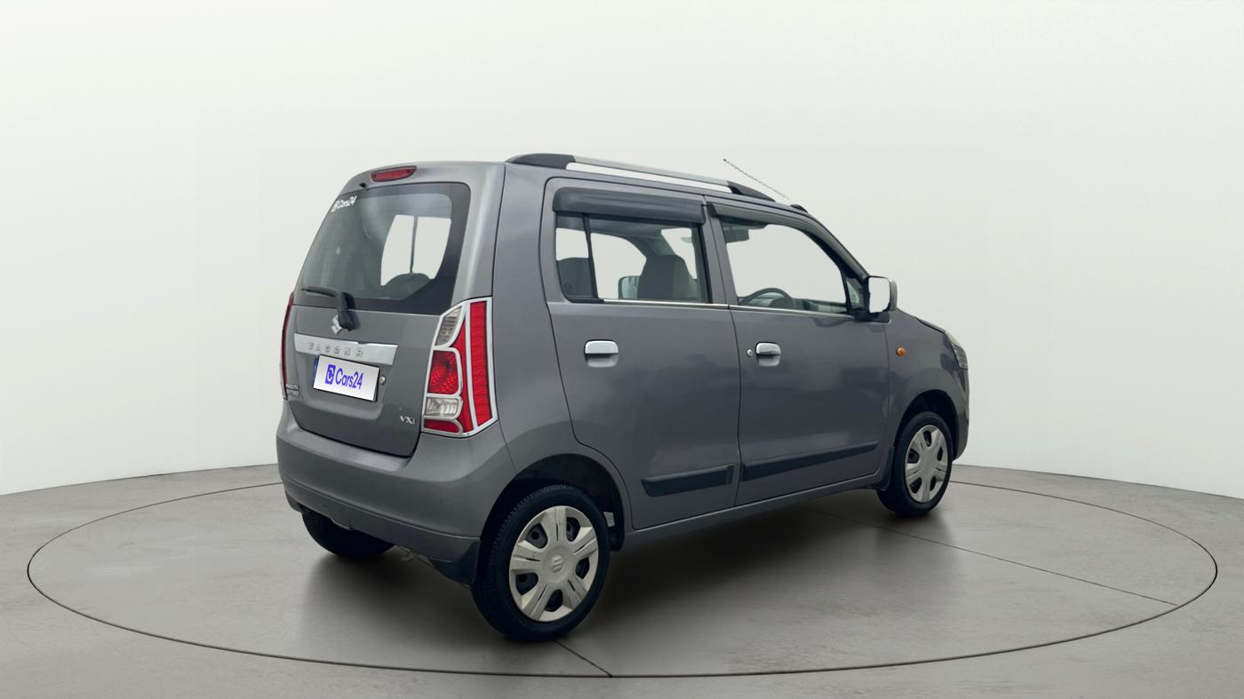 2018 Maruti Wagon R 1.0 VXI, Petrol, Manual, 61,840 km, Right Back Diagonal