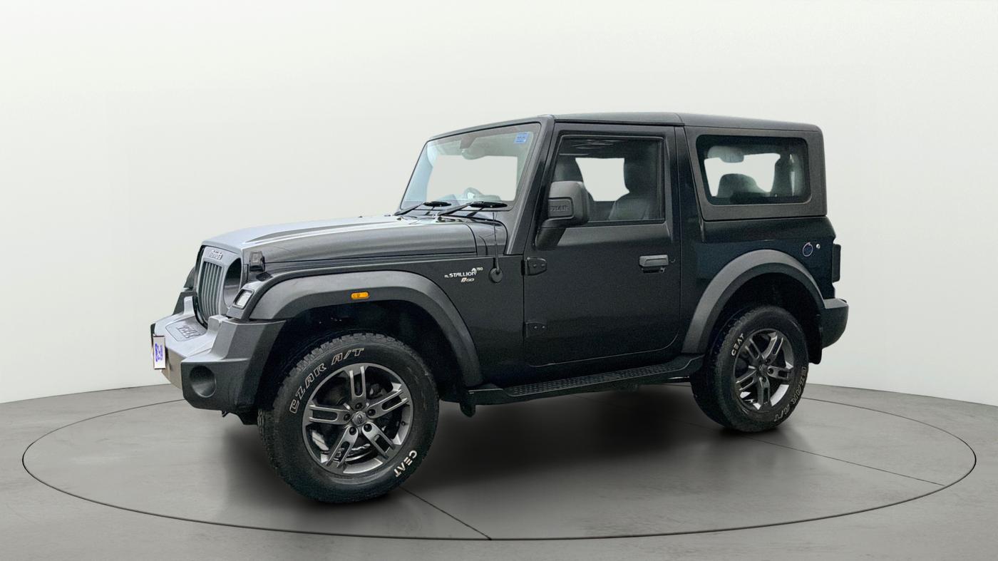 2021 Mahindra Thar LX PETROL HT 4WD AT, Petrol, Automatic, 36,568 km, Left Front Diagonal
