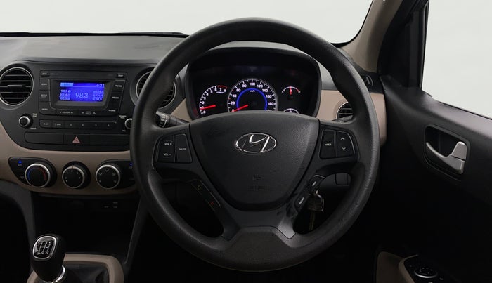 2016 Hyundai Grand i10 SPORTZ 1.2 KAPPA VTVT, Petrol, Manual, 22,280 km, Steering Wheel Close Up