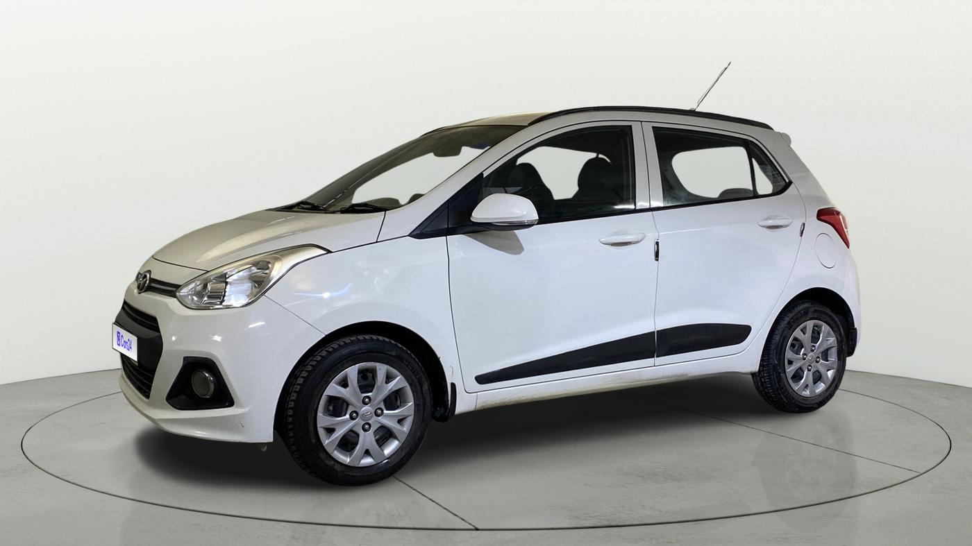 2016 Hyundai Grand i10 SPORTZ 1.2 KAPPA VTVT, Petrol, Manual, 77,715 km, Left Front Diagonal