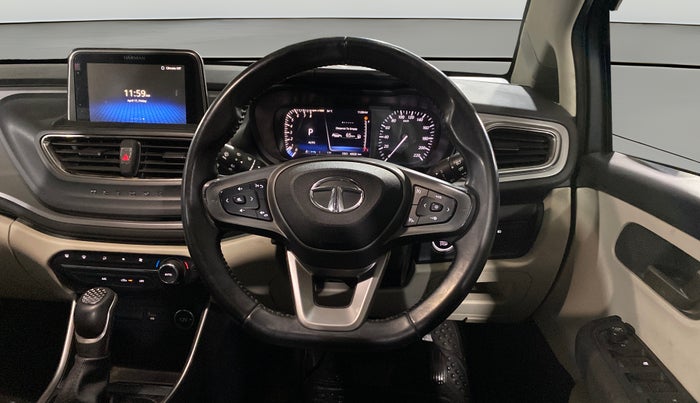 2023 Tata ALTROZ XZA, Petrol, Automatic, 44,510 km, Steering Wheel Close Up