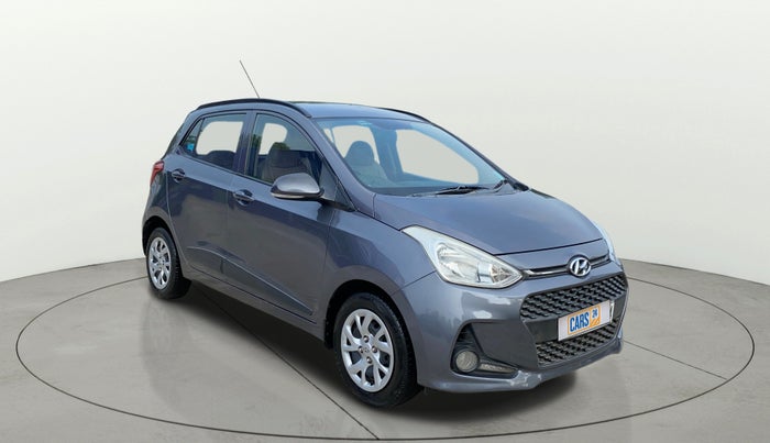2017 Hyundai Grand i10 SPORTZ (O) 1.2 KAPPA VTVT, Petrol, Manual, 72,997 km, Right Front Diagonal