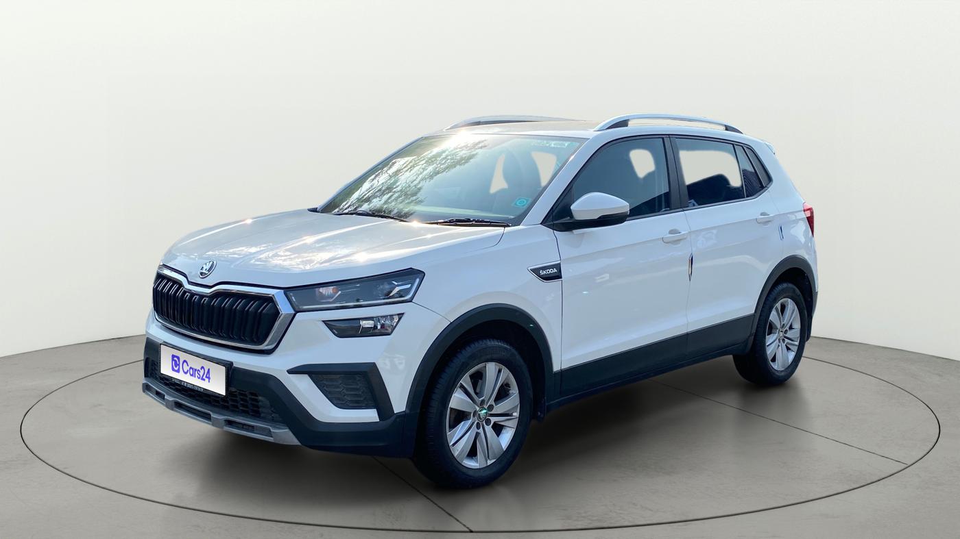 2022 Skoda KUSHAQ AMBITION 1.0L TSI AT, Petrol, Automatic, 72,030 km, Left Front Diagonal