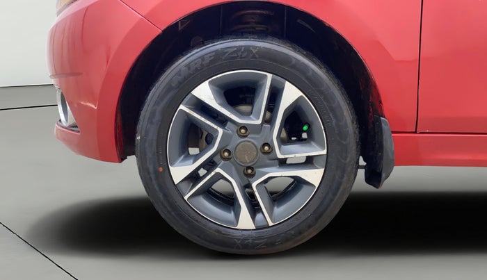 2017 Tata TIGOR XZ (O) PETROL, Petrol, Manual, 99,455 km, Left Front Wheel