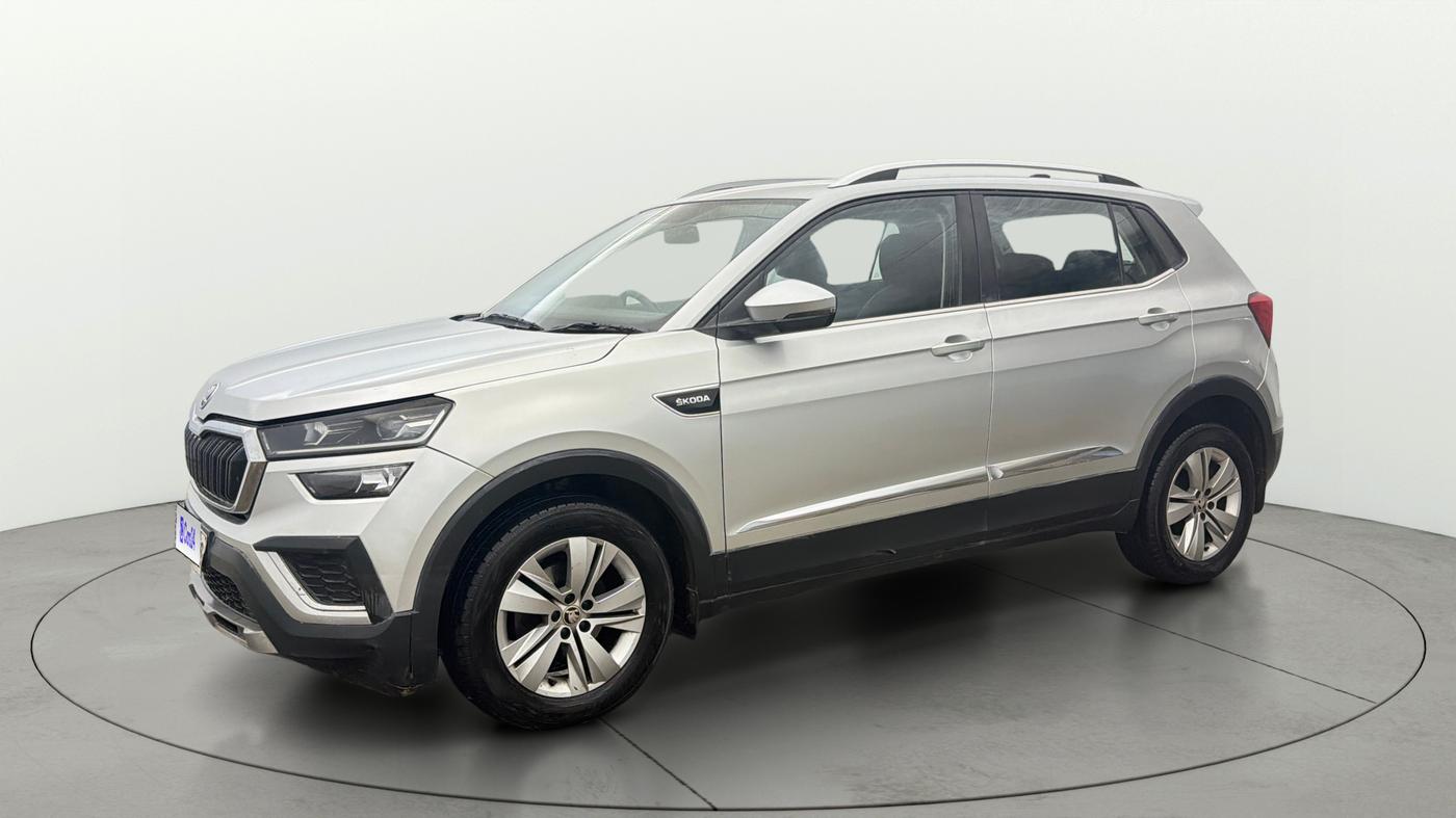 2022 Skoda KUSHAQ AMBITION 1.0L TSI AT, Petrol, Automatic, 57,355 km, Left Front Diagonal