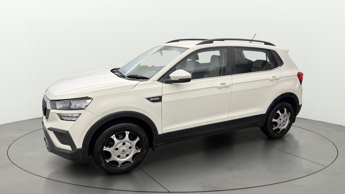 2022 Skoda KUSHAQ ACTIVE 1.0L TSI MT, Petrol, Manual, 73,678 km, Left Front Diagonal