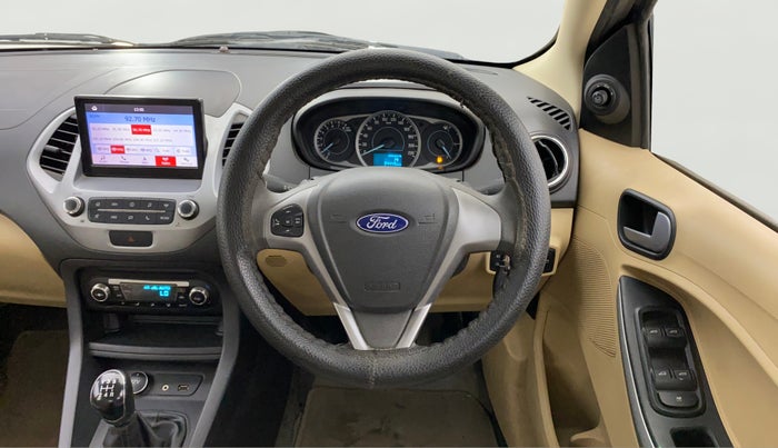 2019 Ford Figo Aspire TREND PLUS 1.2 PETROL, CNG, Manual, 34,444 km, Steering Wheel Close Up