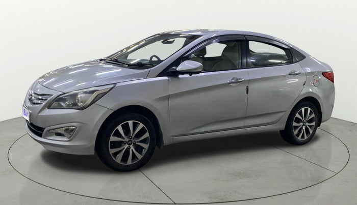 2015 Hyundai Verna FLUIDIC 4S 1.6 VTVT S(O), Petrol, Manual, 77,566 km, Left Front Diagonal