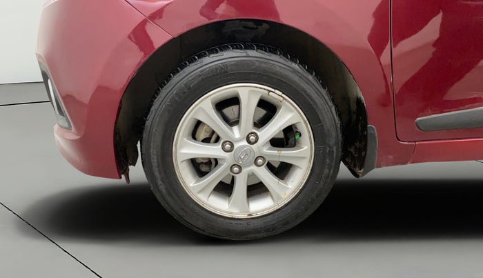 2015 Hyundai Grand i10 ASTA AT 1.2 KAPPA VTVT, Petrol, Automatic, 36,733 km, Left Front Wheel