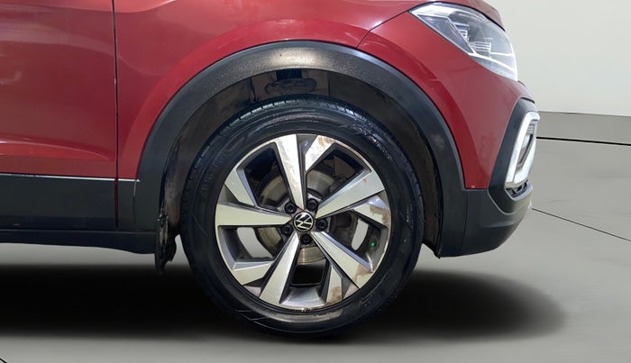 2022 Volkswagen TAIGUN TOPLINE 1.0 TSI MT, Petrol, Manual, 65,699 km, Right Front Wheel