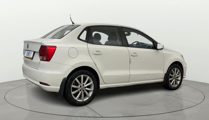 2018 Volkswagen Ameo HIGHLINE PLUS 1.0L 16 ALLOY, CNG, Manual, 55,248 km, Right Back Diagonal