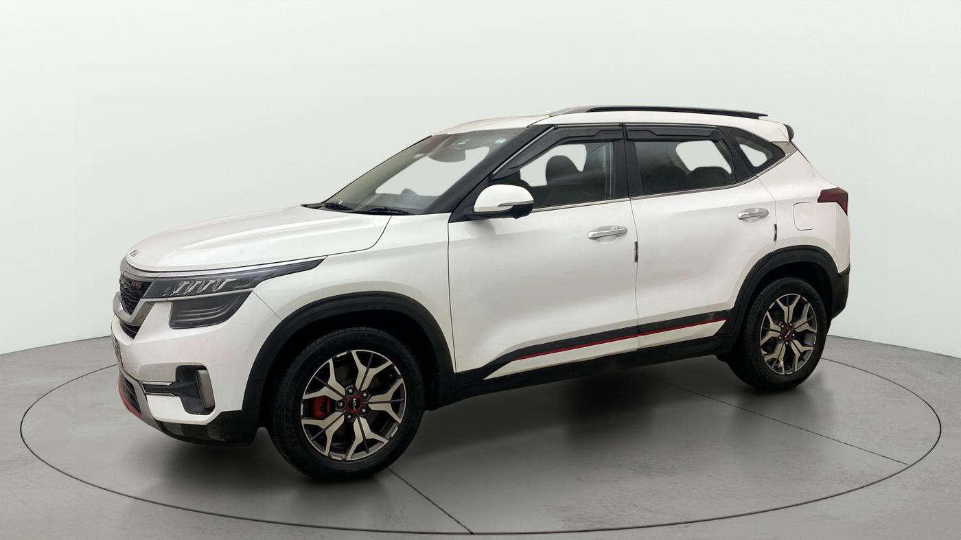 2021 KIA SELTOS GTX PLUS DCT 1.4 PETROL, Petrol, Automatic, 1,38,369 km, Left Front Diagonal