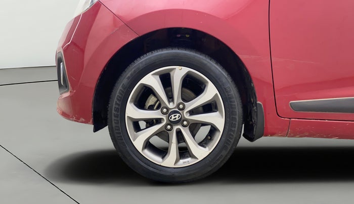 2015 Hyundai Xcent SX 1.2 (O), Petrol, Manual, 1,12,695 km, Left Front Wheel