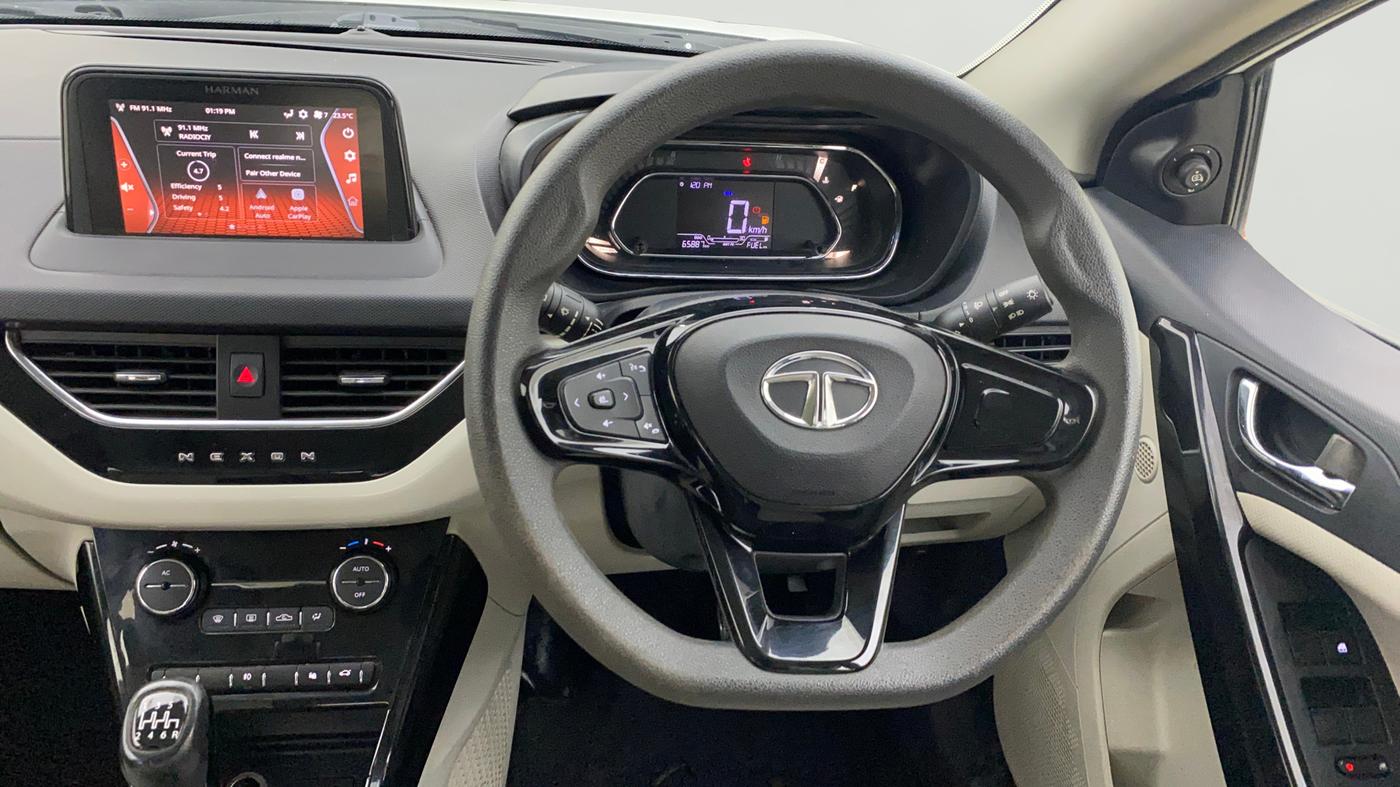 2021 Tata NEXON XZ PLUS PETROL, Petrol, Manual, 65,887 km, Steering Wheel Close Up