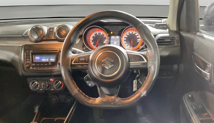 2018 Maruti Swift VXI AMT, Petrol, Automatic, 59,999 km, Steering Wheel Close Up