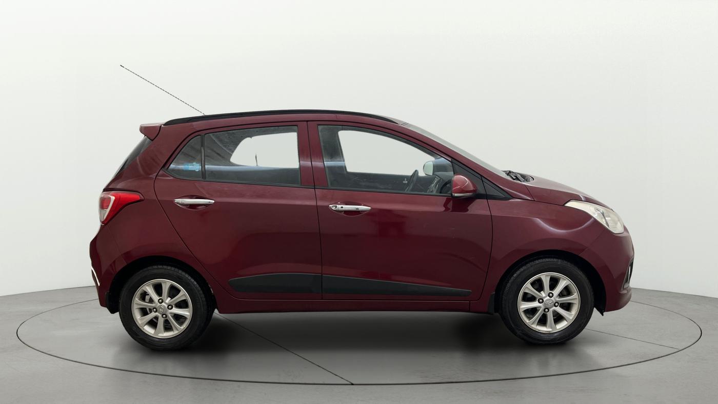 2016 Hyundai Grand i10 ASTA AT 1.2 KAPPA VTVT, Petrol, Automatic, 60,647 km, Right Side View