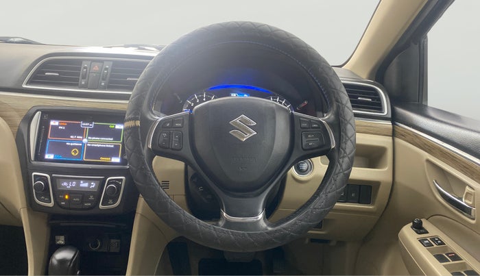 2020 Maruti Ciaz ALPHA  AT 1.5 SHVS PETROL, Petrol, Automatic, 40,410 km, Steering Wheel Close Up