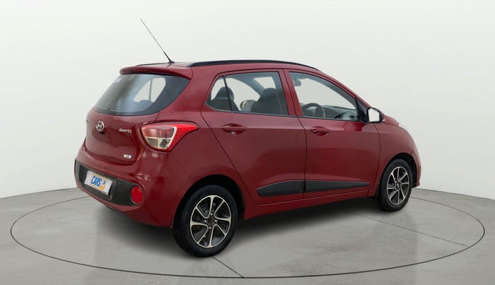 2017 Hyundai Grand i10 SPORTZ (O) AT 1.2 KAPPA VTVT, Petrol, Automatic, 63,246 km, Right Back Diagonal