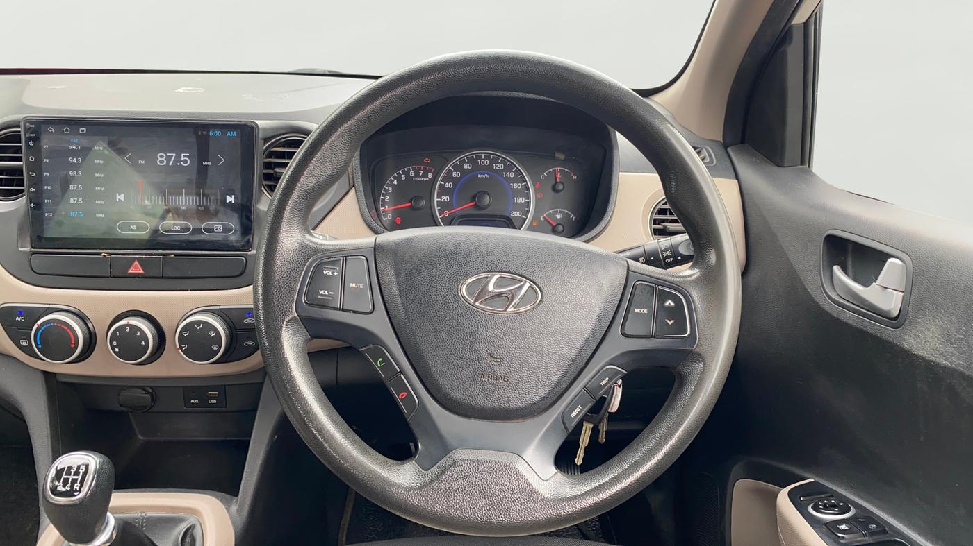 2016 Hyundai Grand i10 SPORTZ 1.2 KAPPA VTVT, Petrol, Manual, 91,651 km, Steering Wheel Close Up