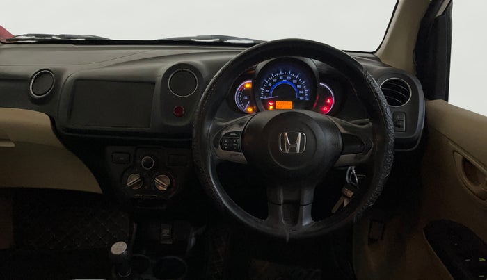 2015 Honda Amaze 1.2L I-VTEC S, Petrol, Manual, 1,22,963 km, Steering Wheel Close Up