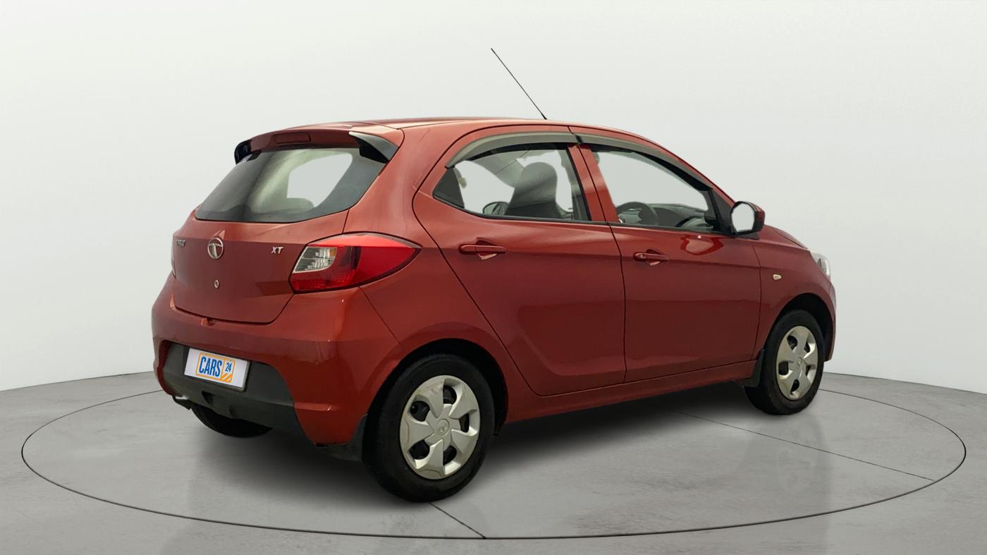 2016 Tata Tiago XT PETROL, CNG, Manual, 52,175 km, Right Back Diagonal