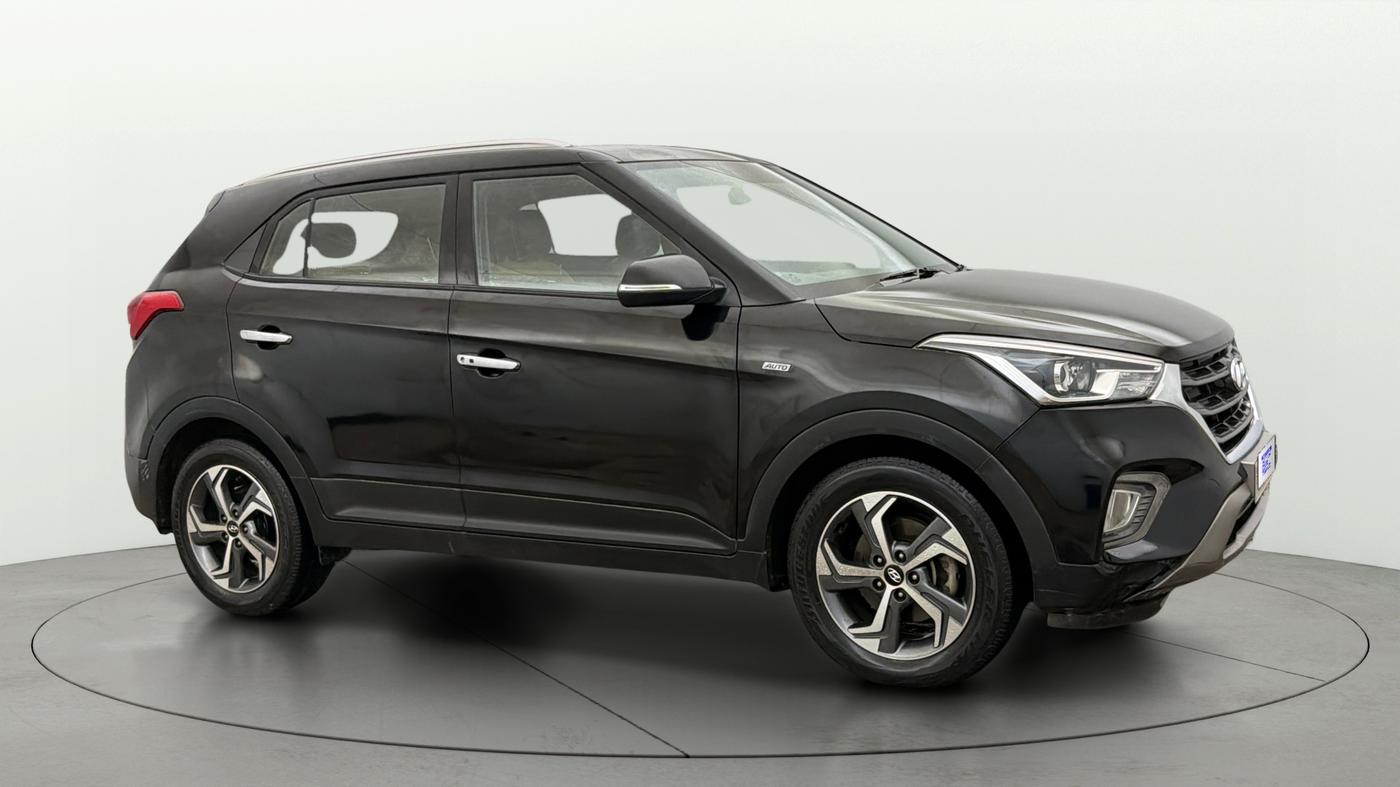 2018 Hyundai Creta SX AT 1.6 PETROL, Petrol, Automatic, 64,878 km, Right Front Diagonal
