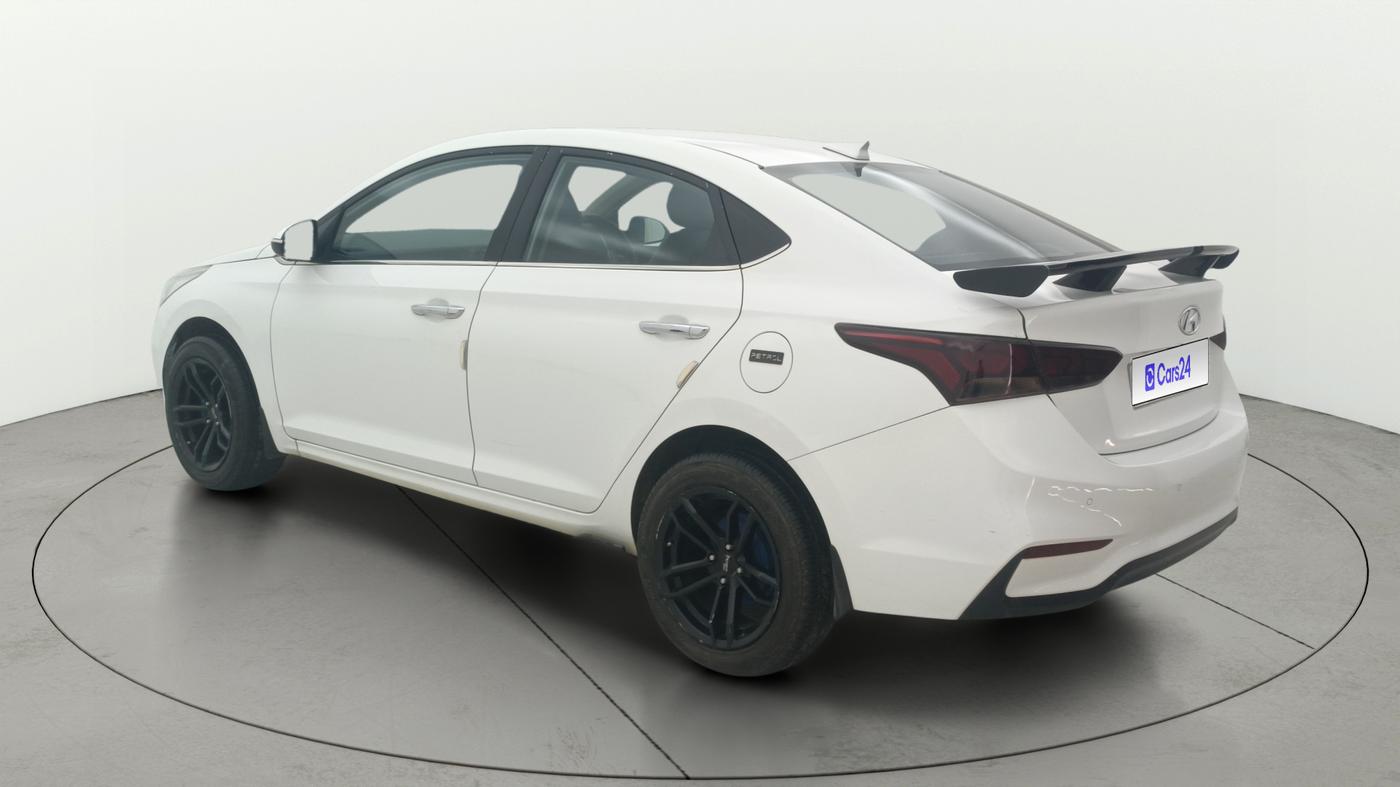 2019 Hyundai Verna 1.6 VTVT SX + AT, Petrol, Automatic, 89,440 km, Left Back Diagonal