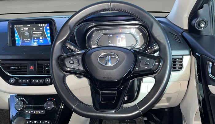 2020 Tata NEXON XZA PLUS (O) PETROL, Petrol, Automatic, 30,173 km, Steering Wheel Close Up