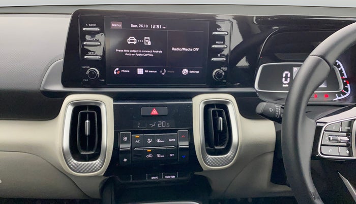 2023 KIA SONET HTX 1.0 DCT, Petrol, Automatic, 14,131 km, Air Conditioner