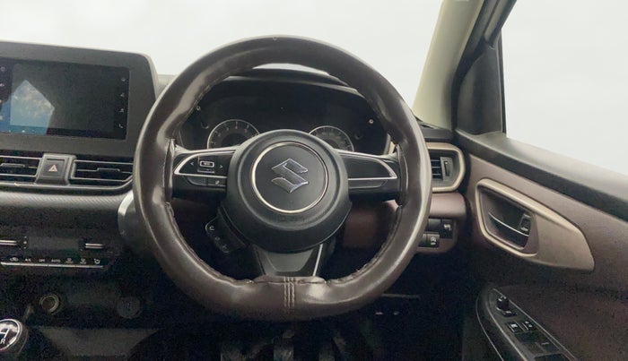 2024 Maruti FRONX DELTA PLUS 1.2MT, Petrol, Manual, 33,765 km, Steering Wheel Close Up