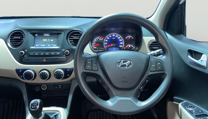 2017 Hyundai Grand i10 SPORTZ 1.2 KAPPA VTVT, Petrol, Manual, 63,070 km, Steering Wheel Close Up