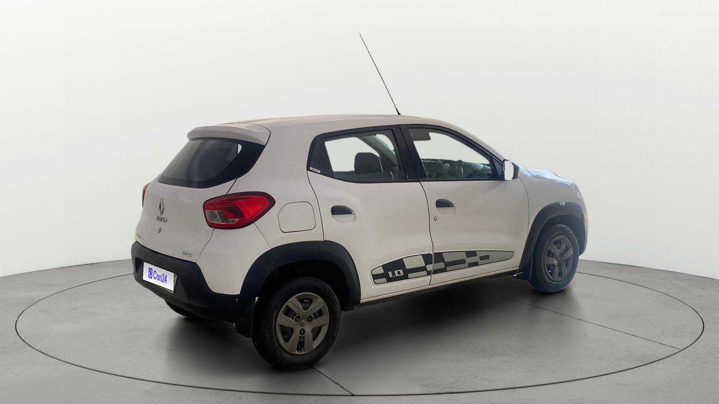 2017 Renault Kwid RXT 1.0 AMT (O), Petrol, Automatic, 74,482 km, Right Back Diagonal