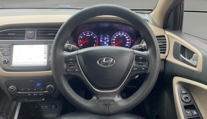 2018 Hyundai Elite i20 ASTA 1.2, Petrol, Manual, 1,20,633 km, Steering Wheel Close Up