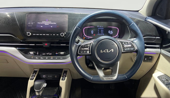 2022 KIA CARENS LUXURY PLUS 1.4 PETROL DCT 7 STR, Petrol, Automatic, 35,201 km, Steering Wheel Close Up