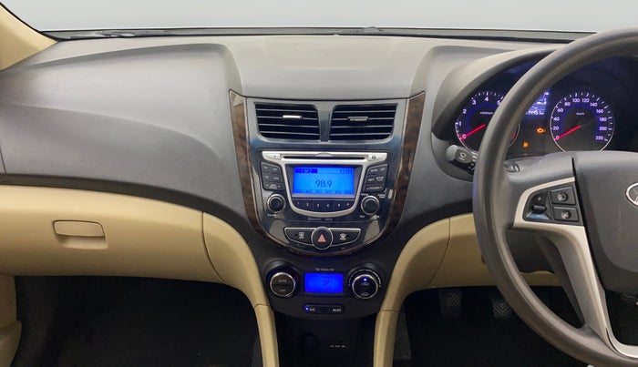 2014 Hyundai Verna FLUIDIC 1.6 VTVT EX, Petrol, Manual, 1,14,418 km, Air Conditioner