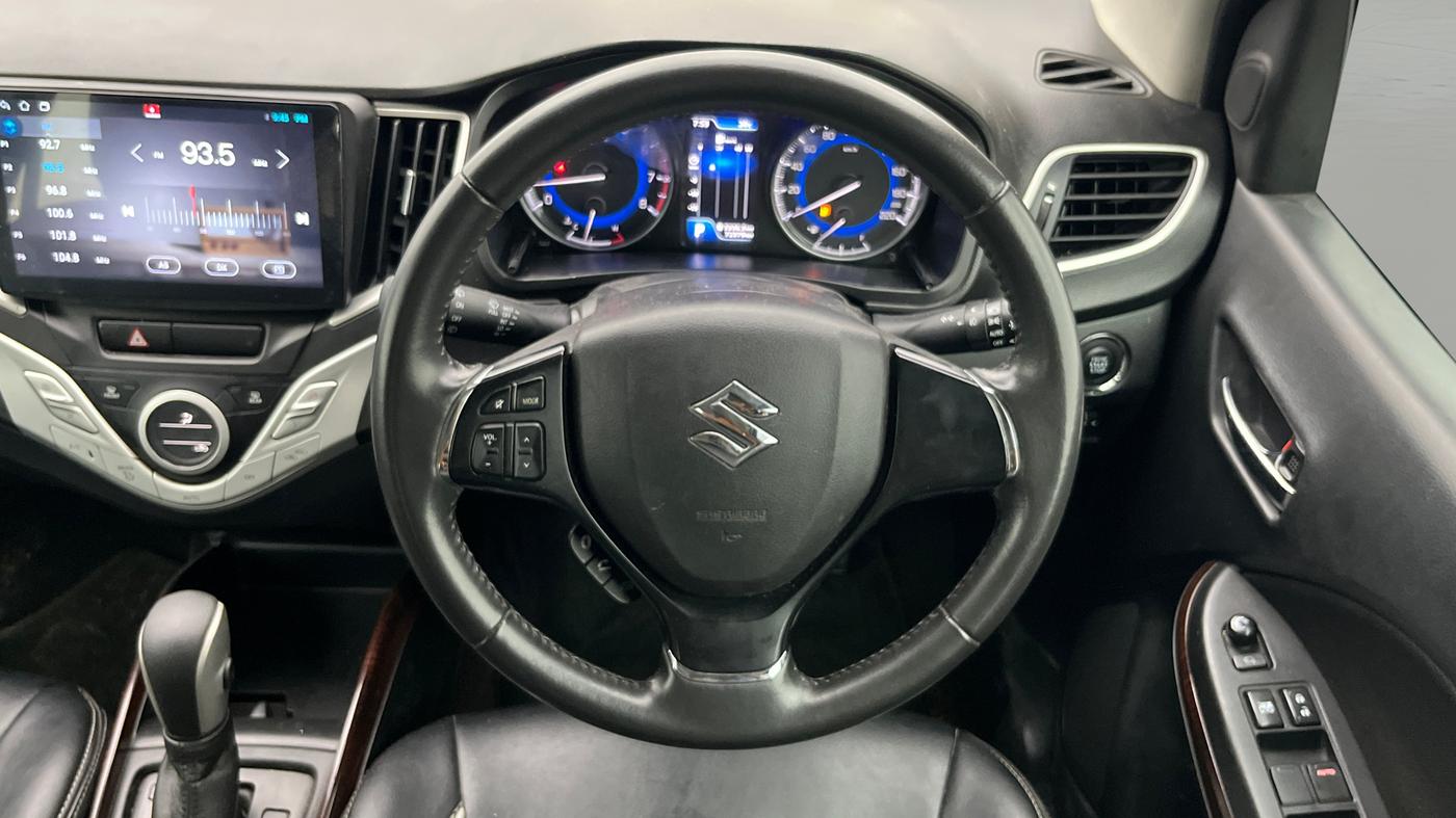 2018 Maruti Baleno ZETA CVT PETROL 1.2, Petrol, Automatic, 72,379 km, Steering Wheel Close Up