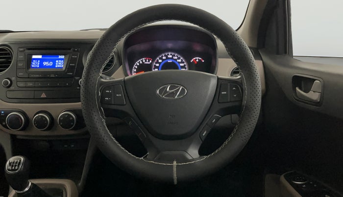 2015 Hyundai Grand i10 ASTA (O) 1.2 KAPPA VTVT, Petrol, Manual, 44,645 km, Steering Wheel Close Up