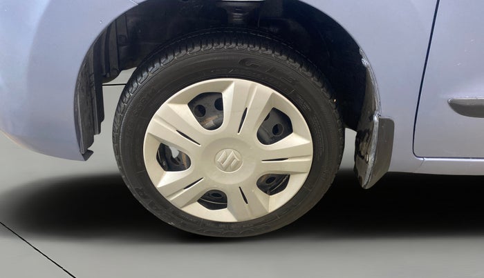 2013 Maruti Wagon R 1.0 VXI, Petrol, Manual, 47,083 km, Left Front Wheel