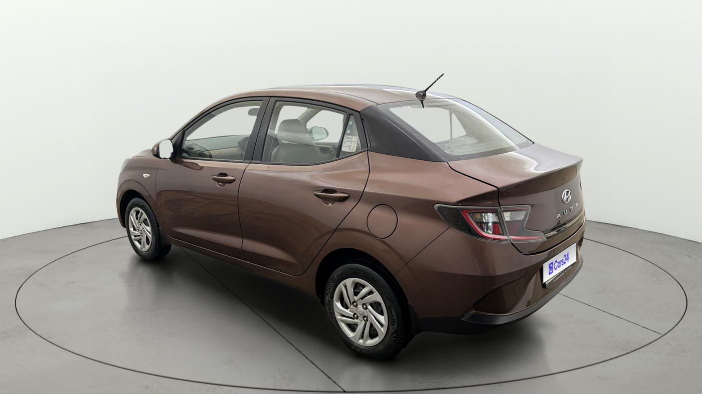 2020 Hyundai AURA S 1.2 CNG, CNG, Manual, 67,843 km, Left Back Diagonal