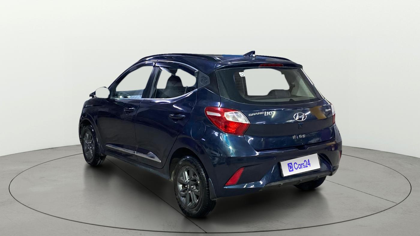 2021 Hyundai GRAND I10 NIOS SPORTZ AMT 1.2 KAPPA VTVT, Petrol, Automatic, 81,807 km, Left Back Diagonal