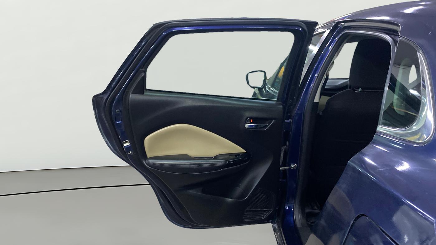 2022 Toyota Glanza V, Petrol, Manual, 21,846 km, LHS Rear Door